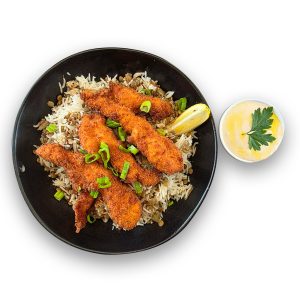 Chicken Schnitzel Bowl