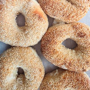 Homemade Sesame Bagel